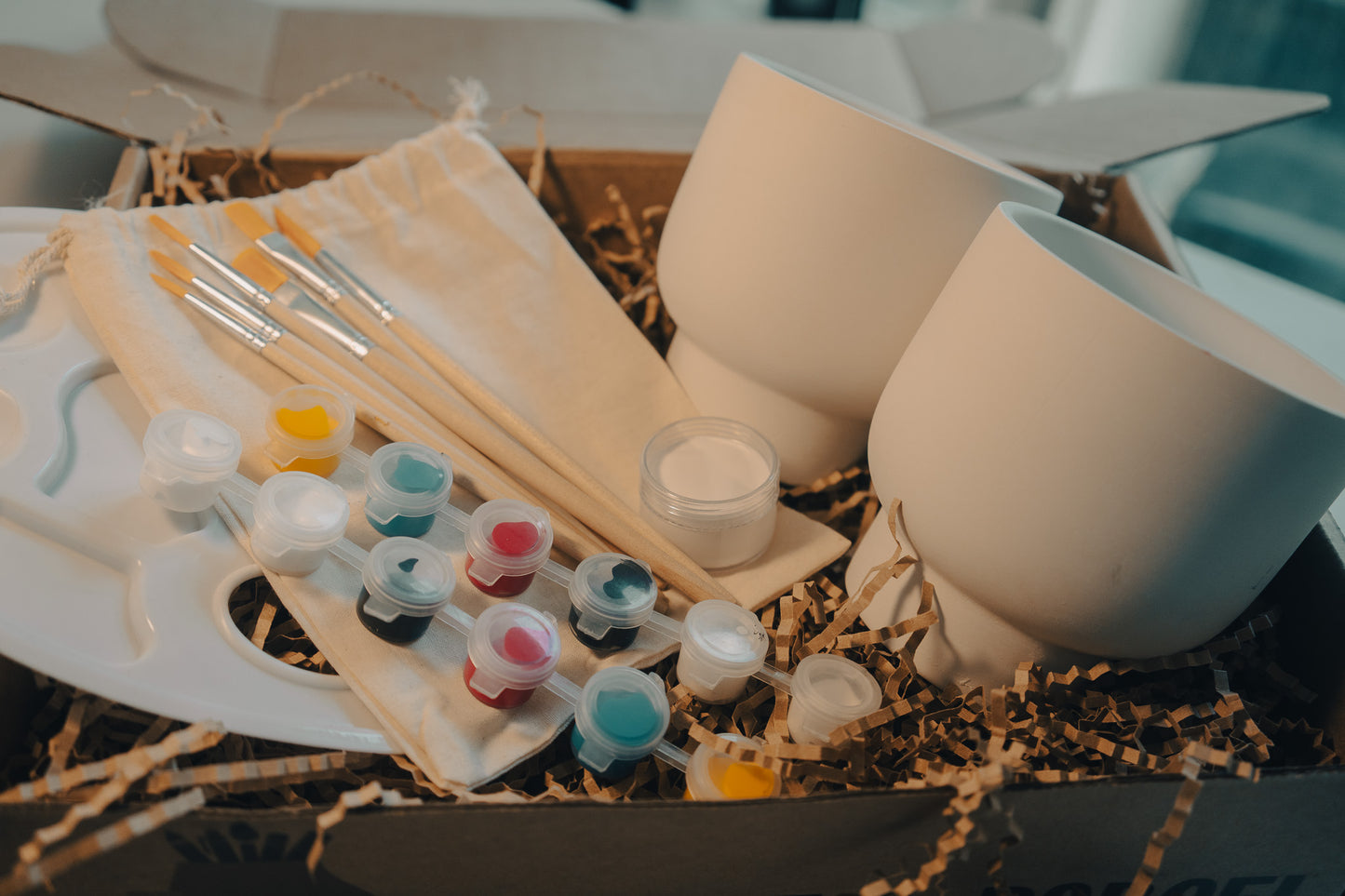 Pottery Party: Paint Your Own Ceramic Pots Kit