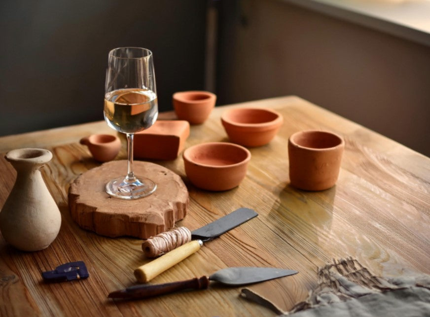 Clay & Sip Party – Air Dry Clay Kit for 2-6 Friends