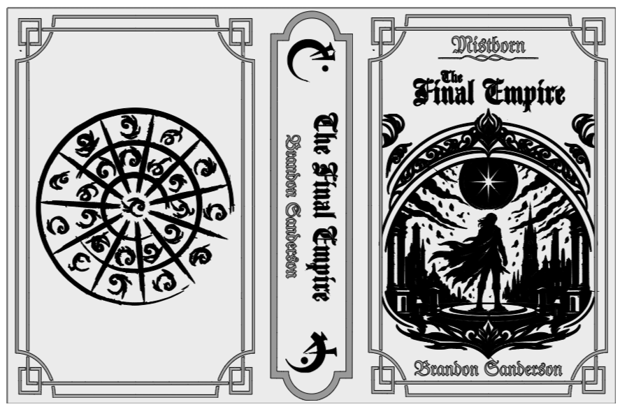Mistborn: The Final Empire — Book Cover Design