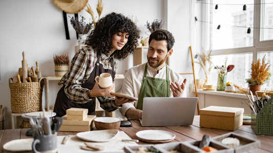 Clay & Sip Date Night – Air Dry Clay Kit for Couples