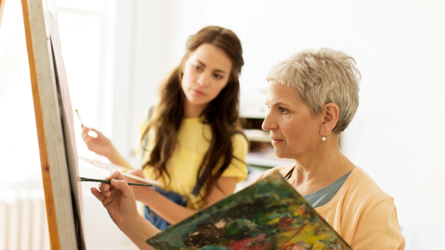 Paint & Sip Party – Acrylic Painting Kit for 2-6 Friends