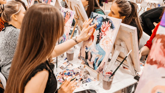 Paint & Sip Date Night – Acrylic Painting Kit for Couples